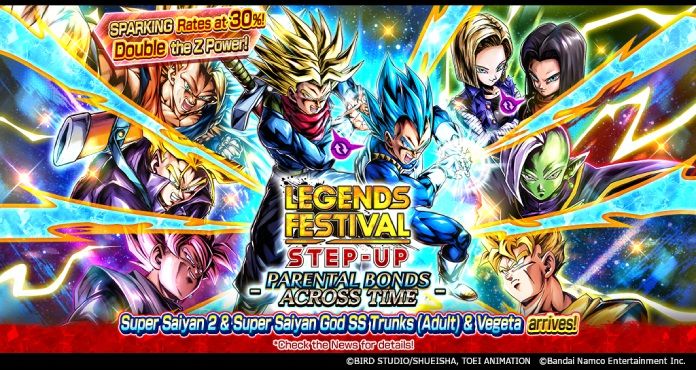 Nouveau Super Saiyan 2 & Super Saiyan God SS Trunks (Adulte) & Vegeta Tag Character à venir dans Dragon Ball Legends dans le Legends Festival Part 2 !